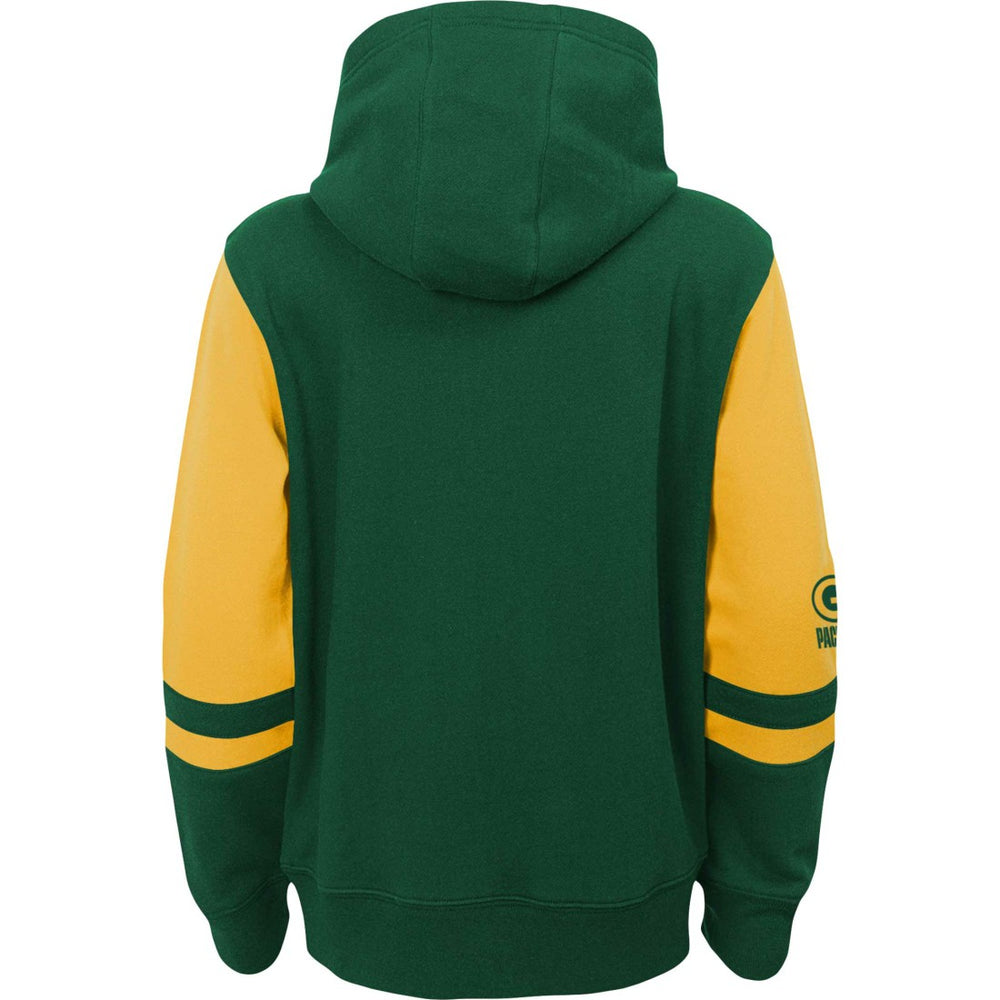 Green Bay Packers Preschool Stadium Color Block Full-Zip Hoodie | NFL Discount