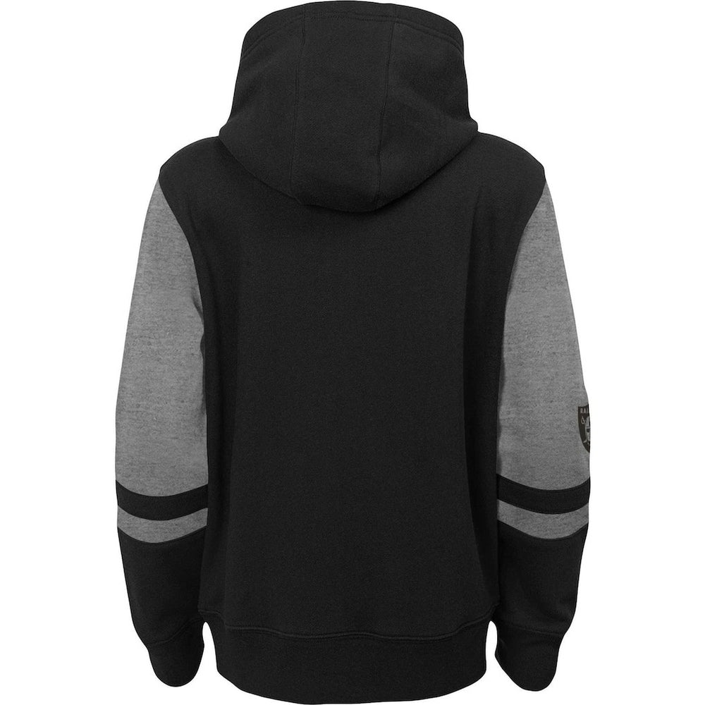 Las Vegas Raiders Preschool Stadium Color Block Full-Zip Hoodie | NFL Discount