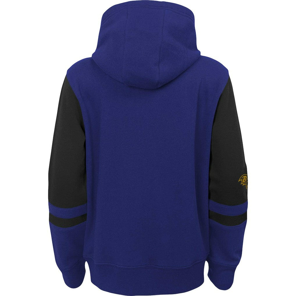 Baltimore Ravens Preschool Stadium Color Block Full-Zip Hoodie | NFL US