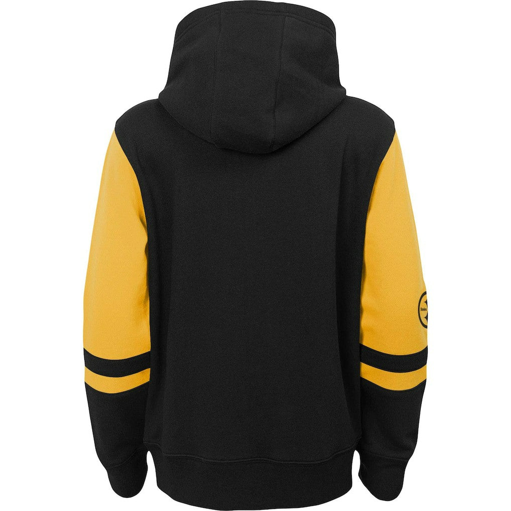 Pittsburgh Steelers Preschool Stadium Color Block Full-Zip Hoodie | NFL New