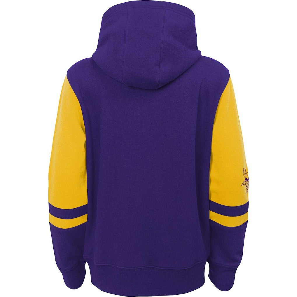 Minnesota Vikings Preschool Stadium Color Block Full-Zip Hoodie | NFL US