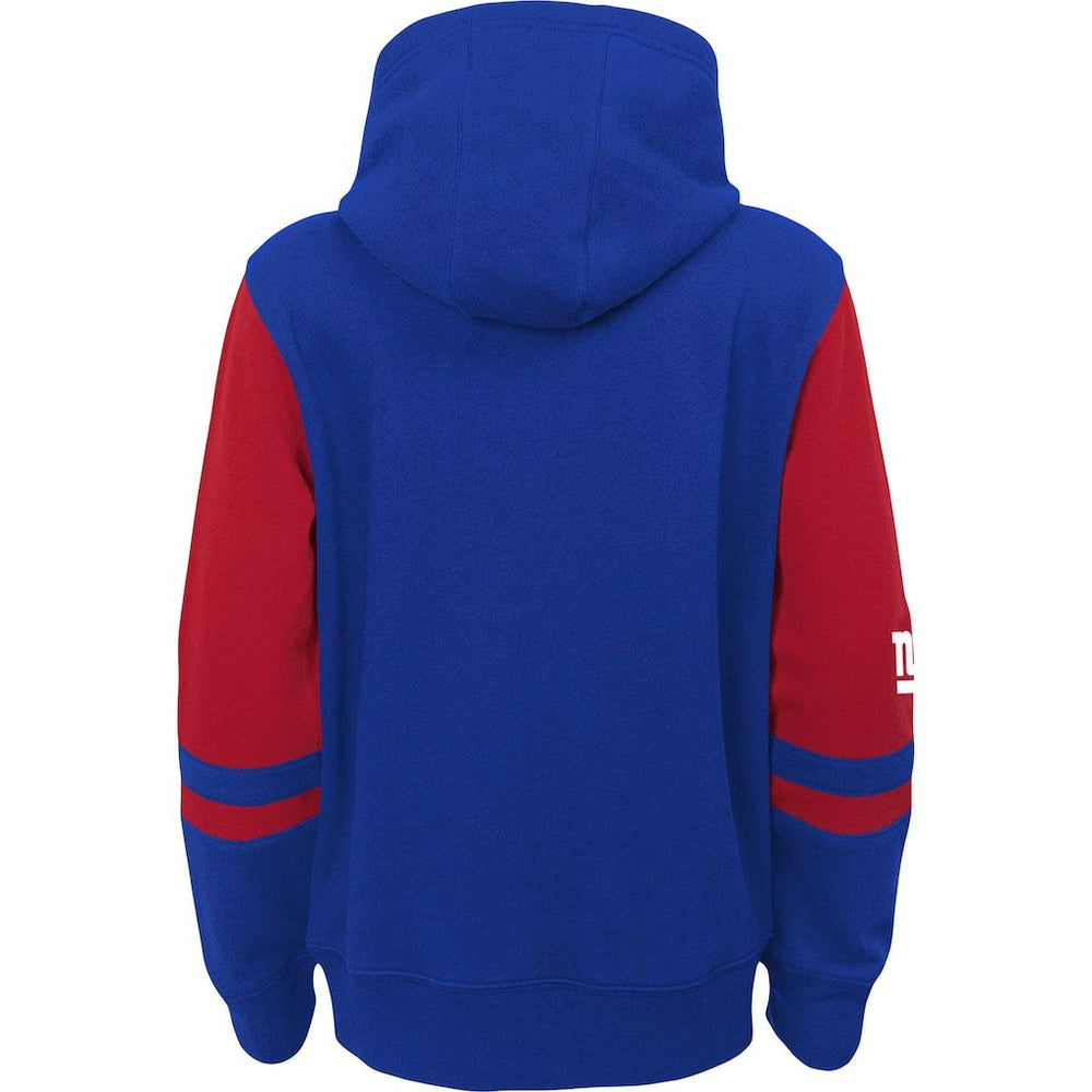 New York Giants Youth Colorblock Full-Zip Hoodie | NFL US