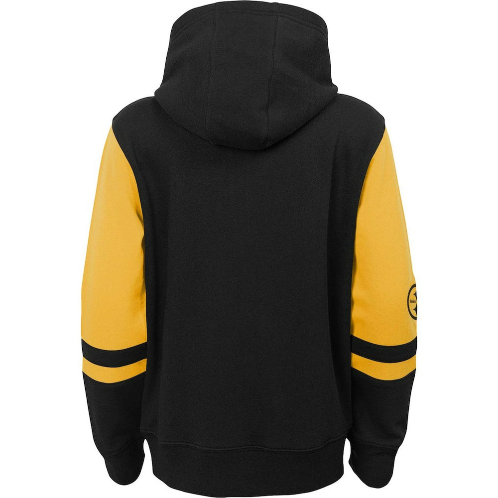 Pittsburgh Steelers Youth Colorblock Full-Zip Hoodie | NFL On sale