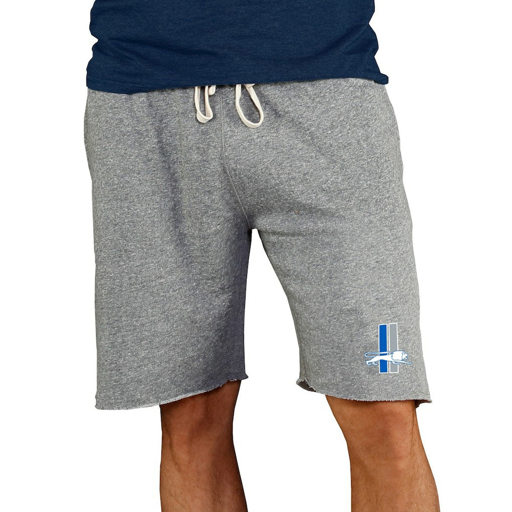 Detroit Lions Concepts Sport Throwback Logo Mainstream Terry Shorts | NFL Hot