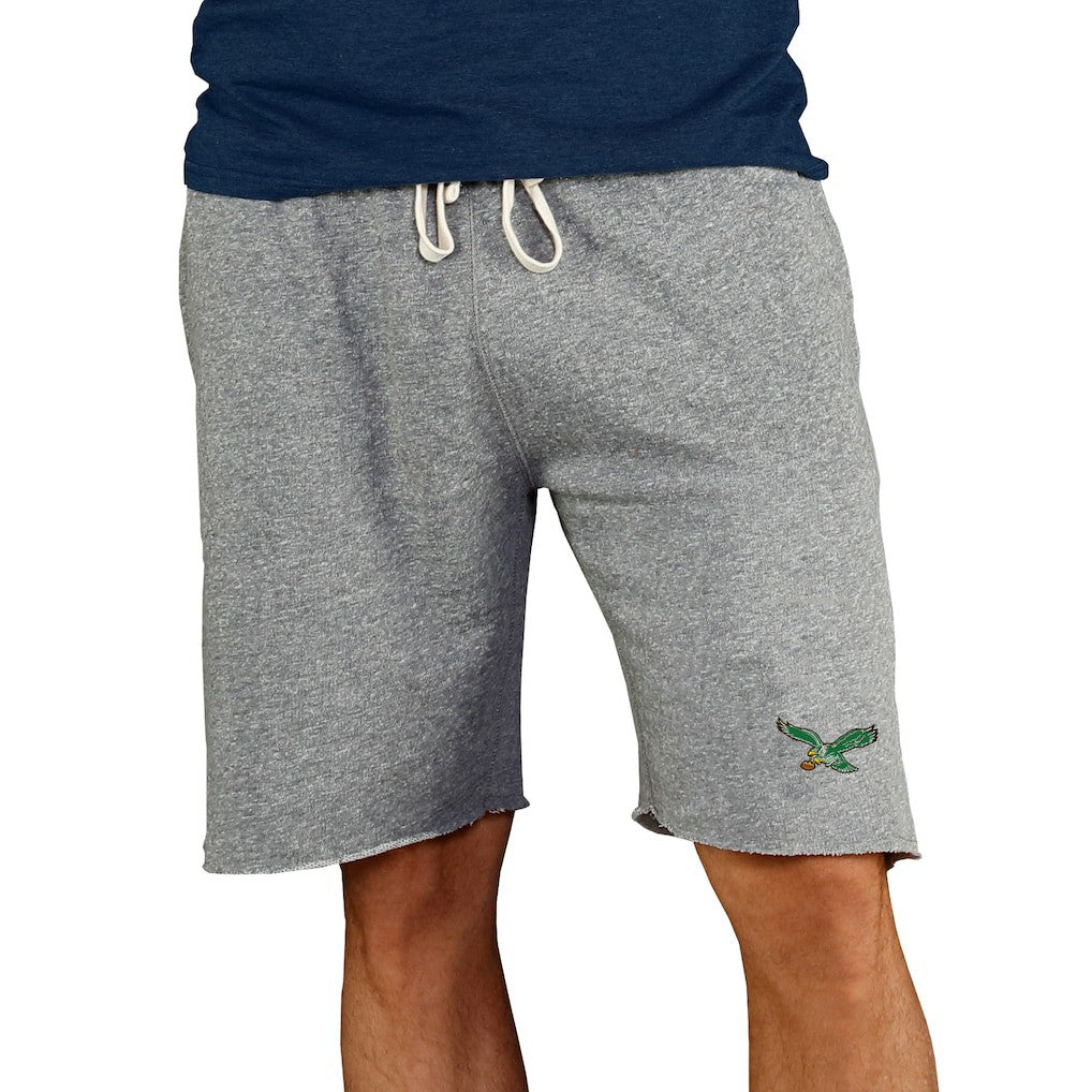 Philadelphia Eagles Concepts Sport Throwback Logo Mainstream Terry Shorts | NFL US