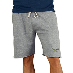 Philadelphia Eagles Concepts Sport Throwback Logo Mainstream Terry Shorts | NFL US