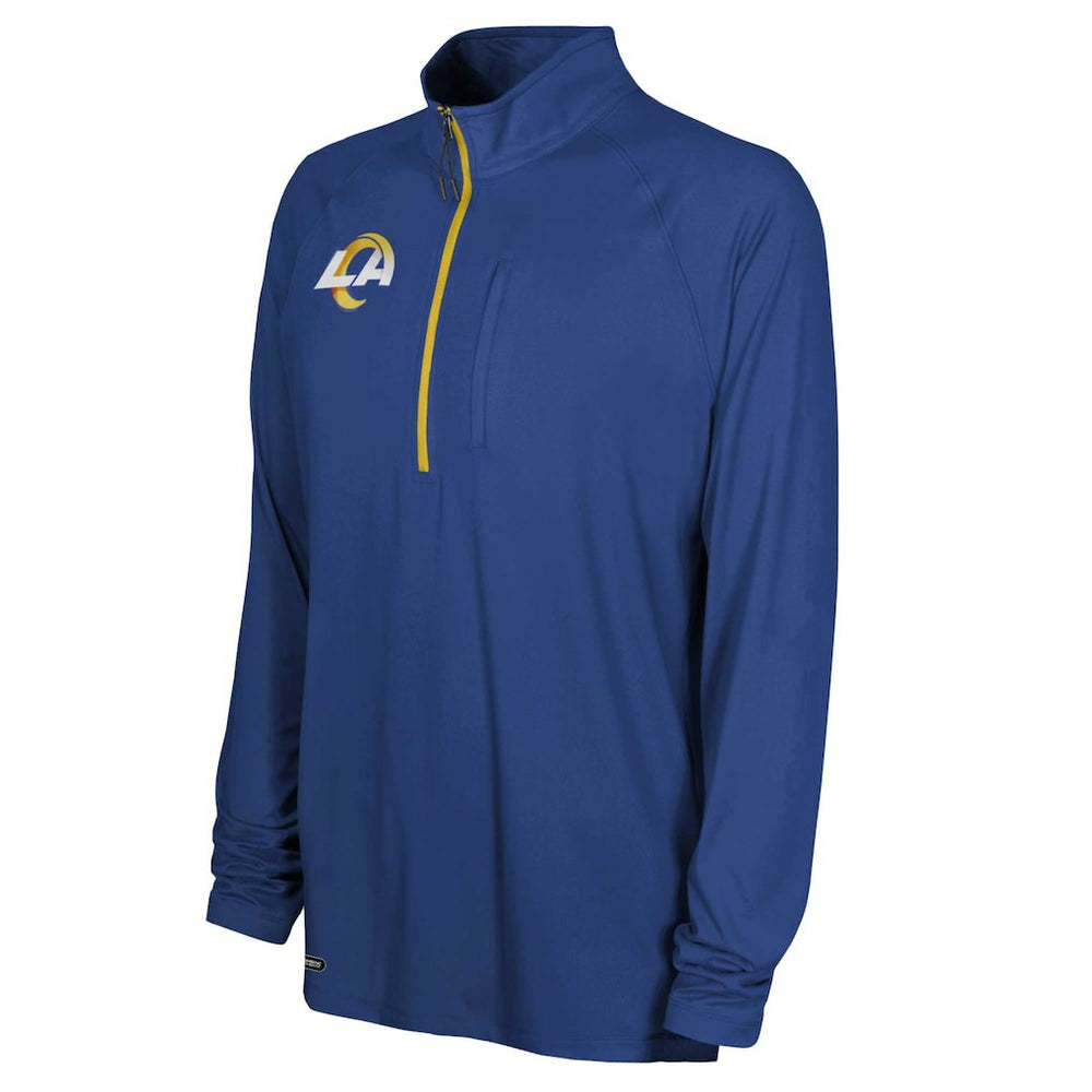 Los Angeles Rams Combine Authentic Raglan Quarter-Zip Top | NFL Outlet