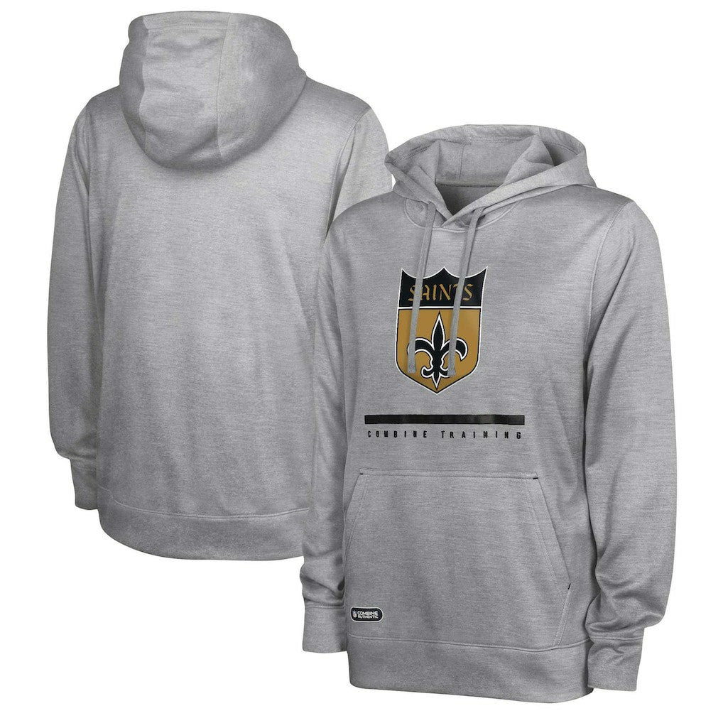 New Orleans Saints Grid Drill Streak Fleece Pullover Hoodie | NFL Discount