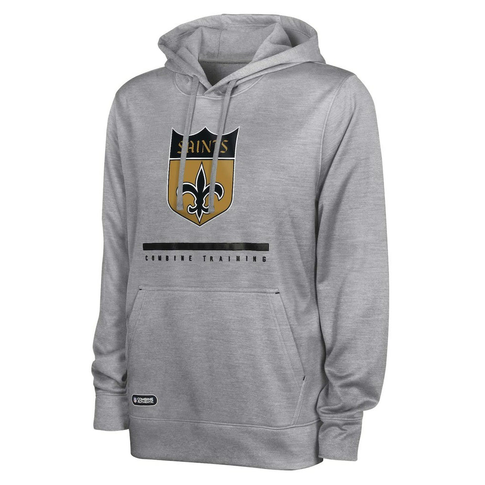 New Orleans Saints Grid Drill Streak Fleece Pullover Hoodie | NFL Discount