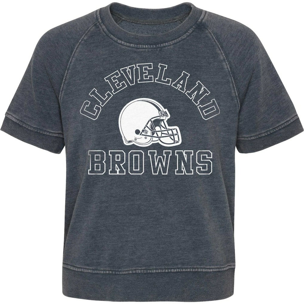 Cleveland Browns Girls Juniors Cheer Squad Raglan T-Shirt | NFL Hot