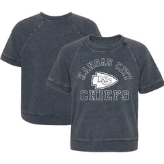 Kansas City Chiefs Girls Juniors Cheer Squad Raglan T-Shirt | NFL Hot