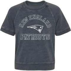 New England Patriots Girls Juniors Cheer Squad Raglan T-Shirt | NFL Discount