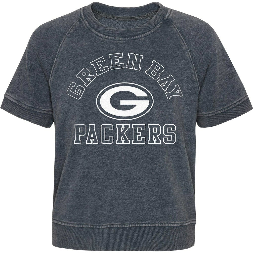 Green Bay Packers Girls Juniors Cheer Squad Raglan T-Shirt | NFL Near me