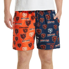 Chicago Bears Concepts Sport Breakthrough AOP Knit Split Shorts | NFL Near me