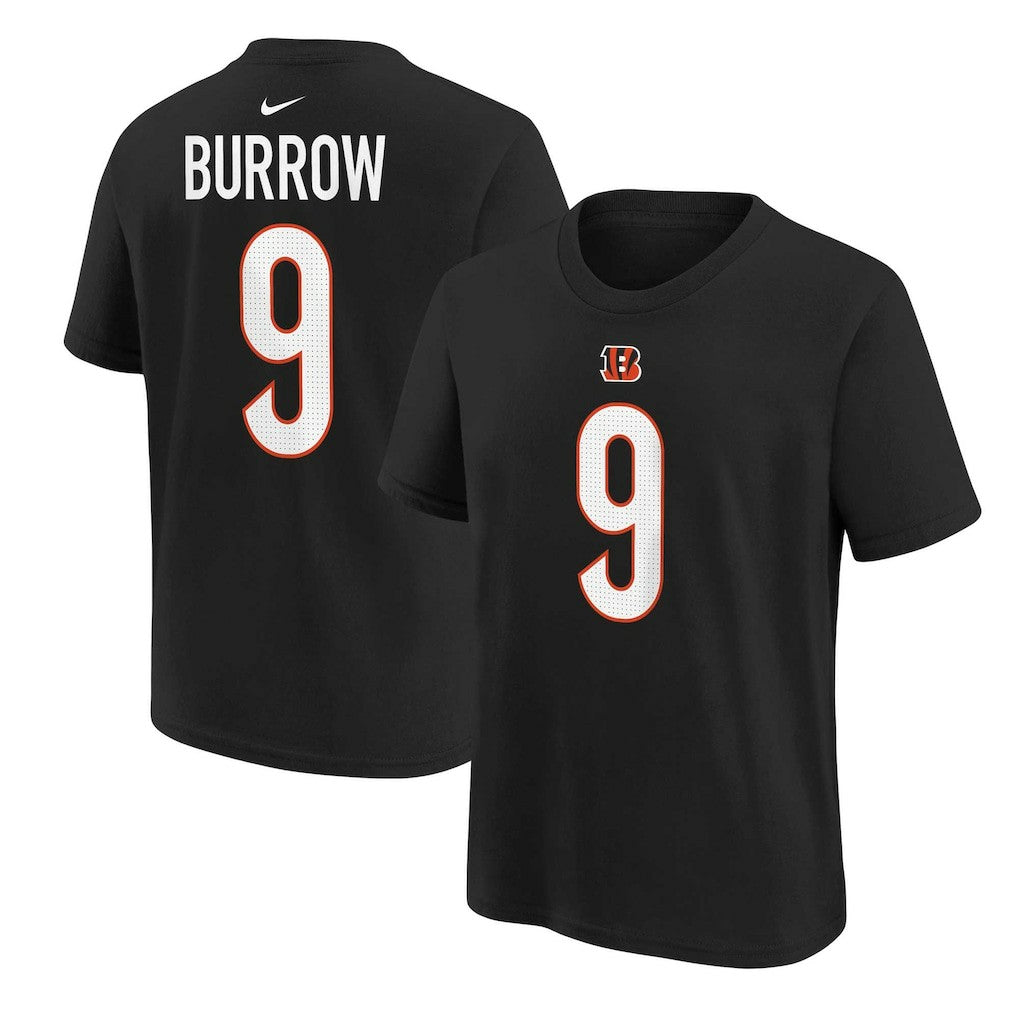 Cincinnati Bengals Joe Burrow  Youth Player Name & Number T-Shirt | NFL Sale