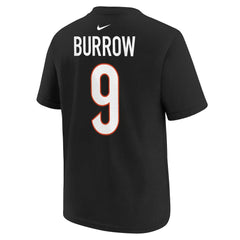 Cincinnati Bengals Joe Burrow  Youth Player Name & Number T-Shirt | NFL Sale