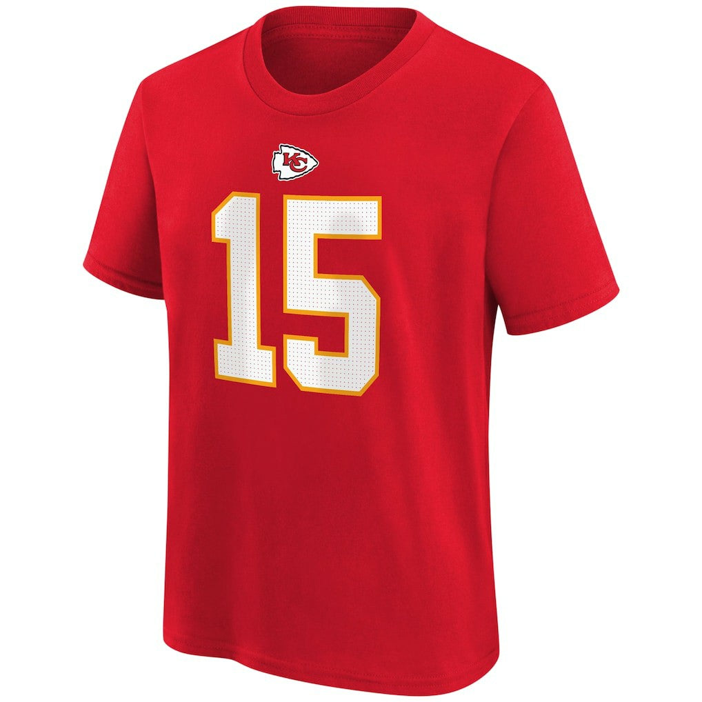 Kansas City Chiefs Patrick Mahomes  Youth Player Name & Number T-Shirt | NFL Near me