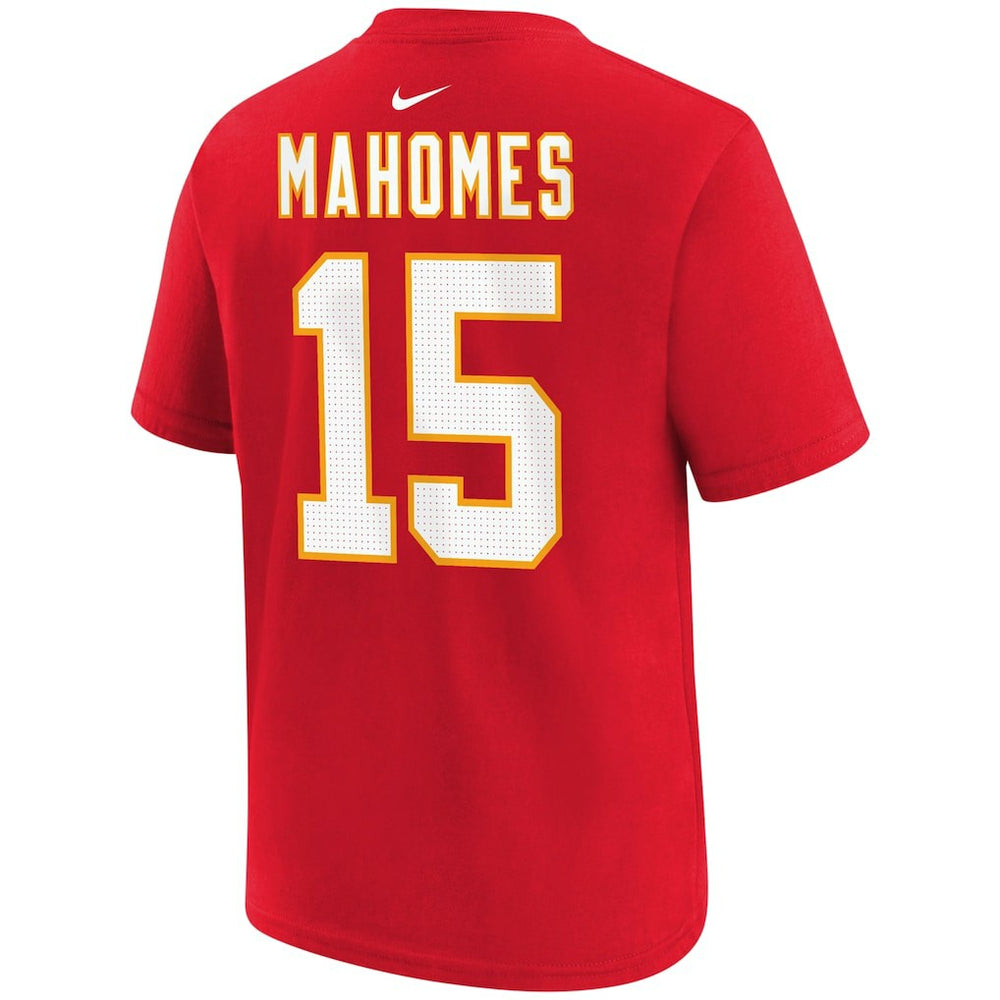 Kansas City Chiefs Patrick Mahomes  Youth Player Name & Number T-Shirt | NFL Near me