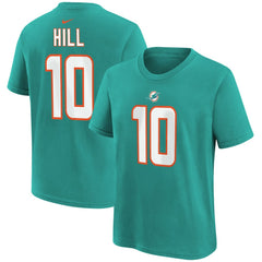 Miami Dolphins Tyreek Hill  Youth Player Name & Number T-Shirt | NFL Outlet