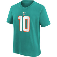 Miami Dolphins Tyreek Hill  Youth Player Name & Number T-Shirt | NFL Outlet