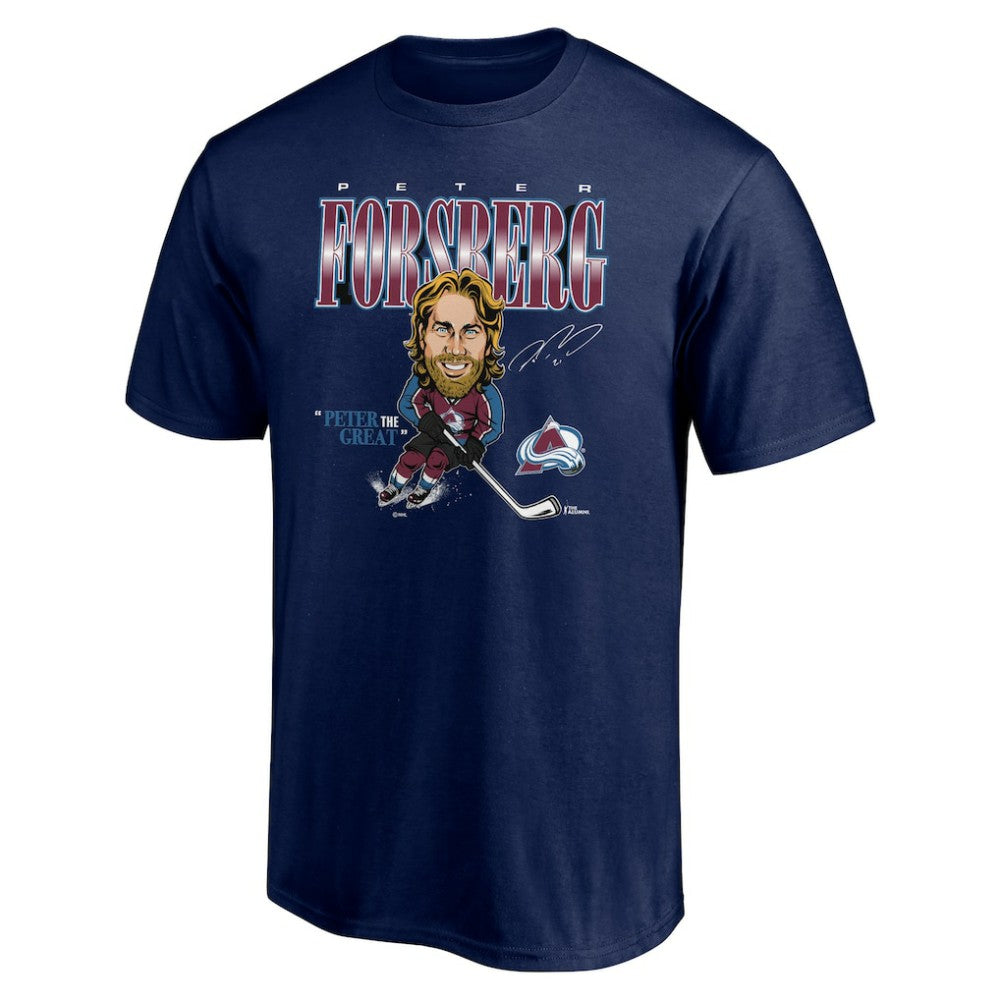 Peter Forsberg Colorado Avalanche Player Caricature T-Shirt -  NHL T-shirts