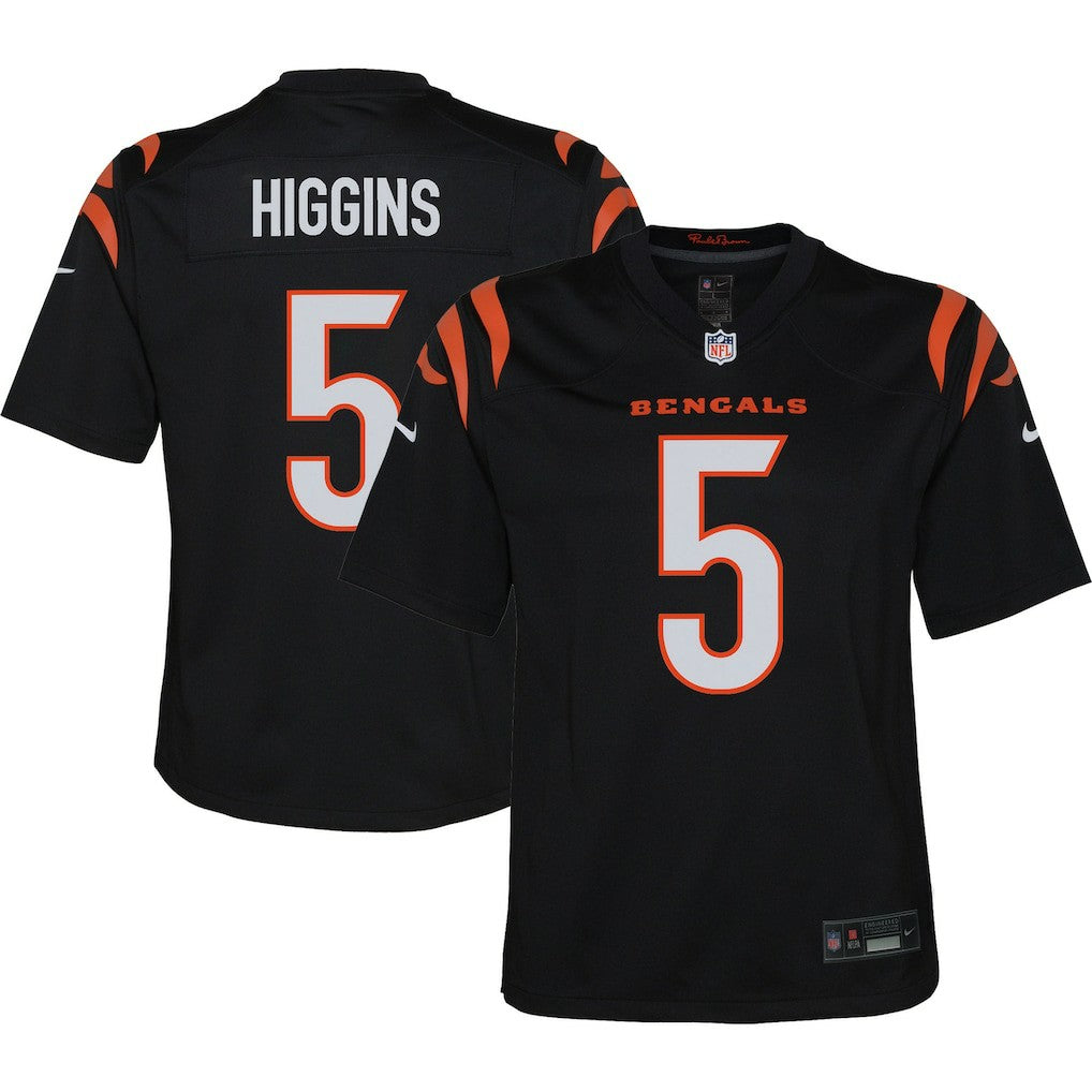 Cincinnati Bengals Tee Higgins  Youth Game Jersey | NFL Sale