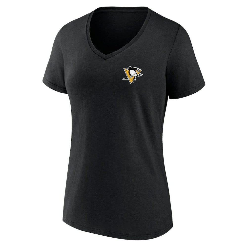 Pittsburgh Penguins Women's Territorial V-Neck T-Shirt -  NHL T-shirts