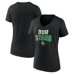Dallas Stars Women's Proclamation V-Neck T-Shirt -  NHL T-shirts