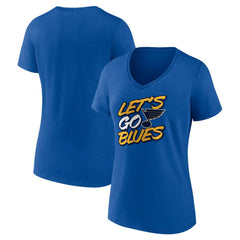 St. Louis Blues Women's Proclamation V-Neck T-Shirt -  NHL T-shirts