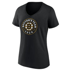 Boston Bruins Women's Represent V-Neck T-Shirt -  NHL T-shirts