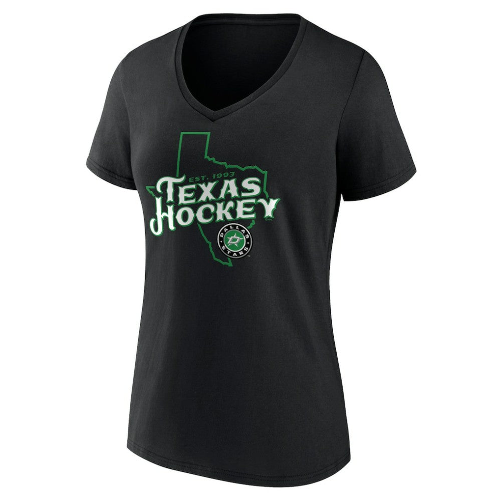 Dallas Stars Women's Represent V-Neck T-Shirt -  NHL T-shirts