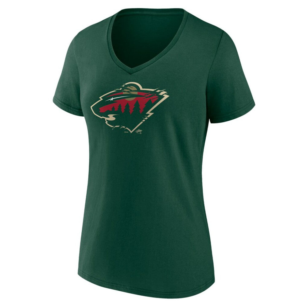 Minnesota Wild Women's Represent V-Neck T-Shirt -  NHL T-shirts