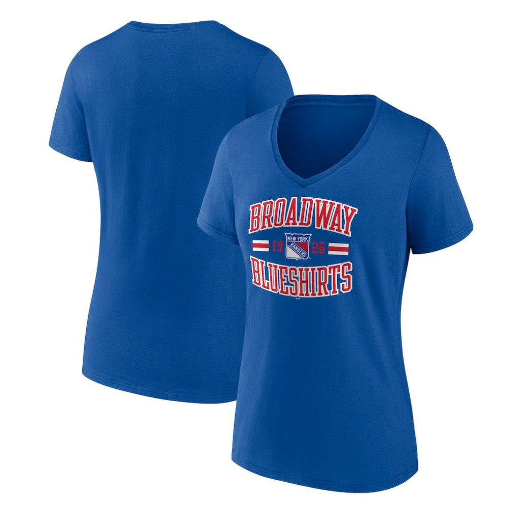 New York Rangers Women's Represent V-Neck T-Shirt -  NHL T-shirts
