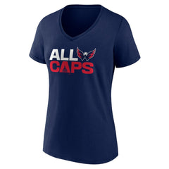 Washington Capitals Women's Represent V-Neck T-Shirt -  NHL T-shirts