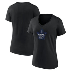 Toronto Maple Leafs Women's Alternate Logo V-Neck T-Shirt -  NHL T-shirts