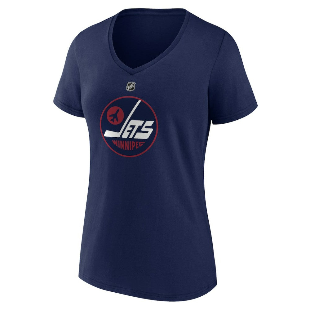 Winnipeg Jets Women's Alternate Logo V-Neck T-Shirt -  NHL T-shirts