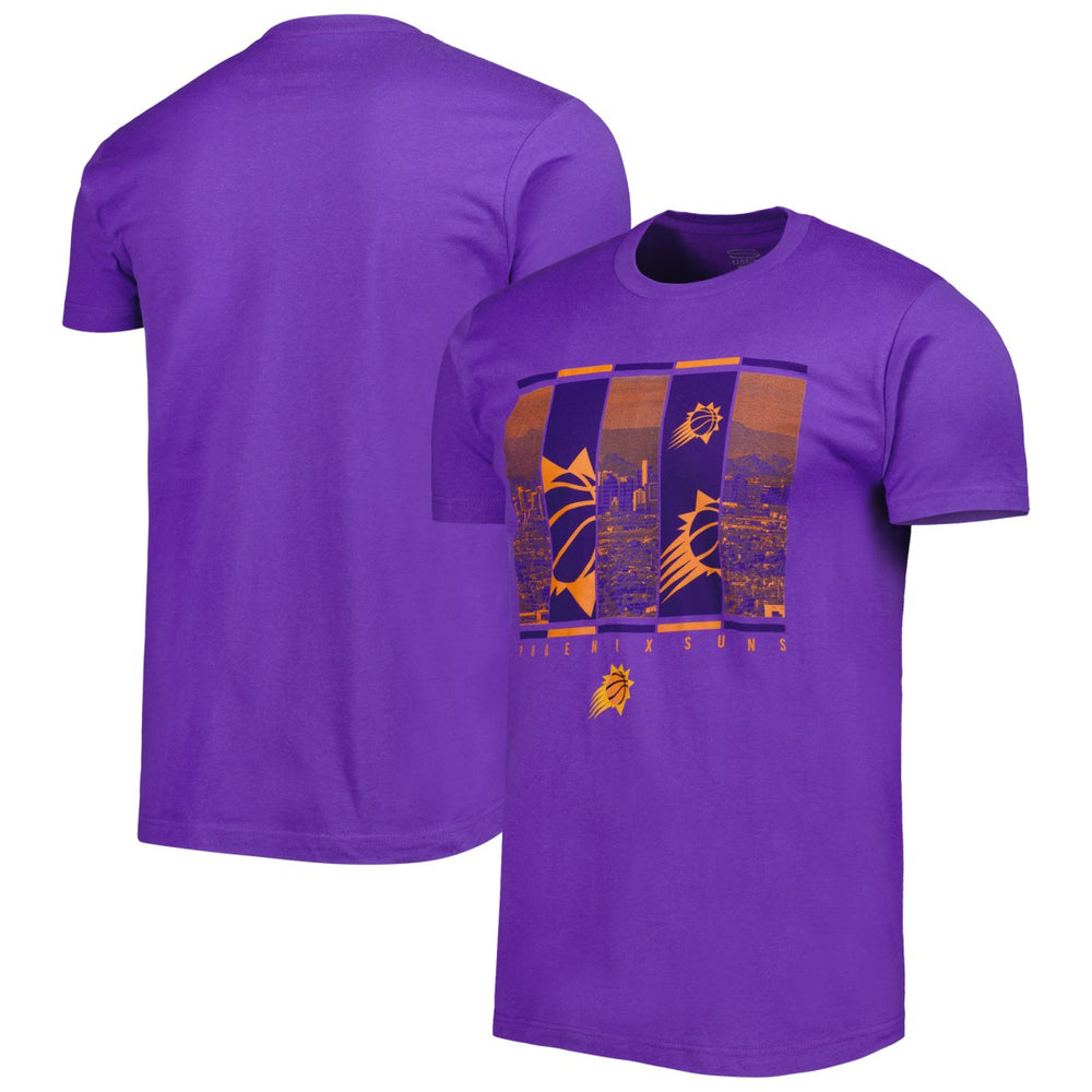Purple Phoenix Suns Stadium Essentials City Skyline T-Shirt | NBA