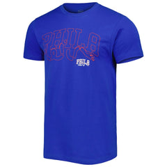 Royal Philadelphia 76ers Stadium Essentials Unisex Element Logo Pop T-Shirt | NBA