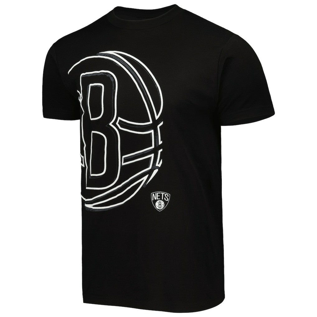 Black Brooklyn Nets Stadium Essentials Unisex Element Logo Pop T-Shirt | NBA