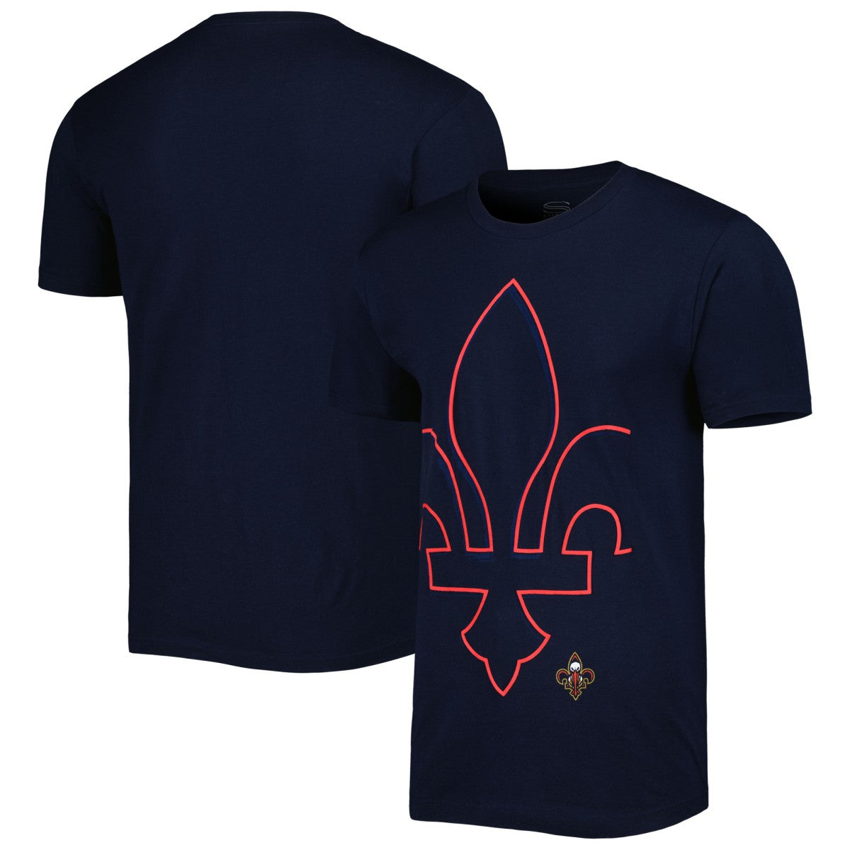 Navy New Orleans Pelicans Stadium Essentials Unisex Element Logo Pop T-Shirt | NBA