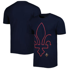Navy New Orleans Pelicans Stadium Essentials Unisex Element Logo Pop T-Shirt | NBA