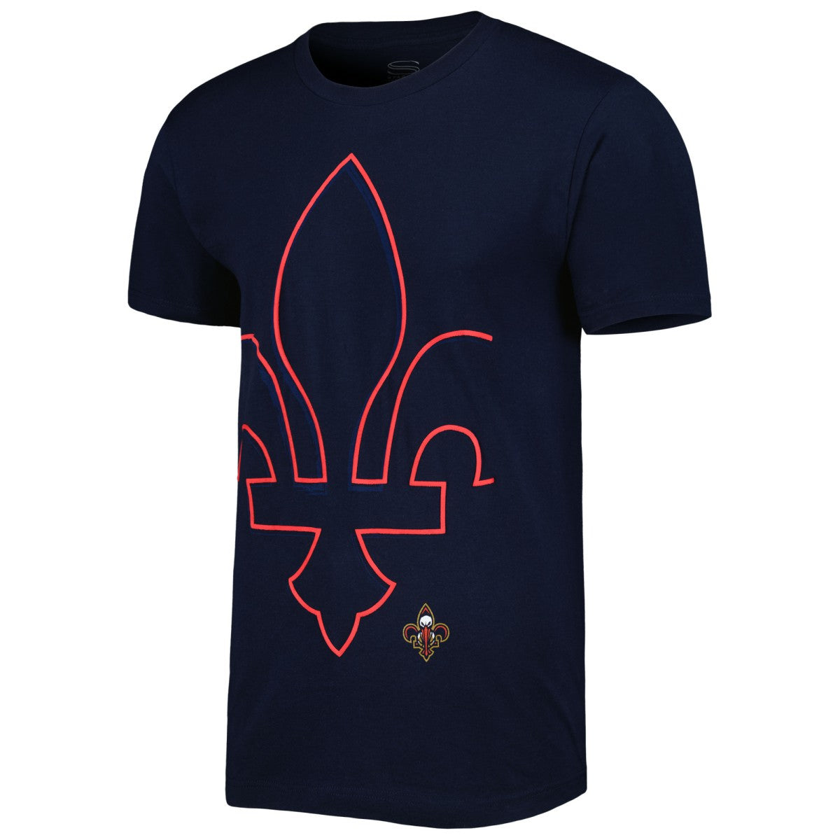Navy New Orleans Pelicans Stadium Essentials Unisex Element Logo Pop T-Shirt | NBA