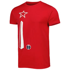 Red Washington Wizards Stadium Essentials Unisex Element Logo Pop T-Shirt | NBA