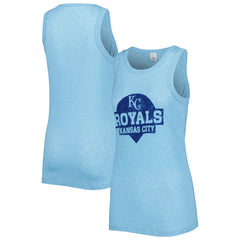 Kansas City Royals Soft as a Grape Women's Tri-Blend Tank Top - MLB Tanks