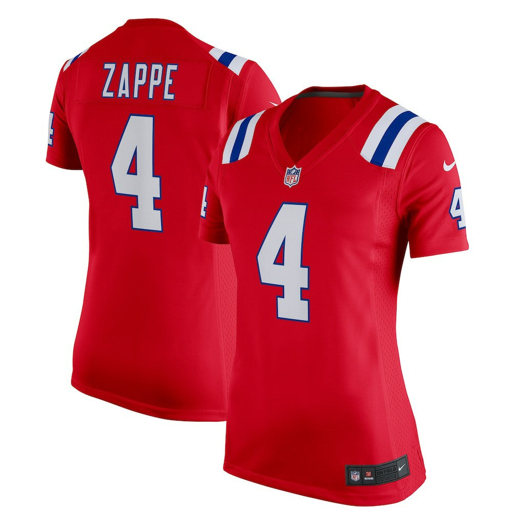 New England Patriots Bailey Zappe  Women's Team Game Jersey | NFL Online