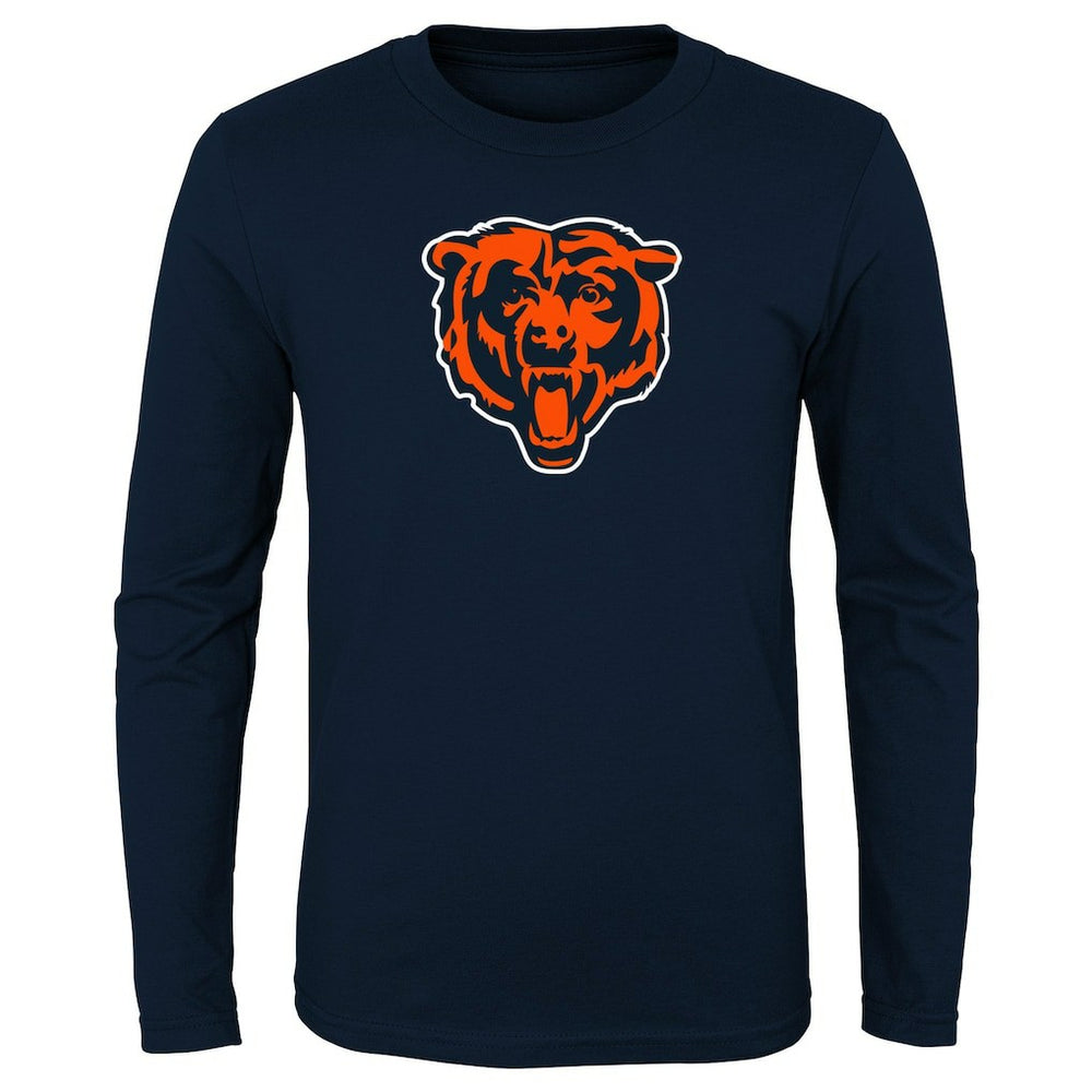 Chicago Bears Youth Primary Logo Long Sleeve T-Shirt | NFL Outlet