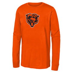 Chicago Bears Youth Primary Logo Long Sleeve T-Shirt | NFL New