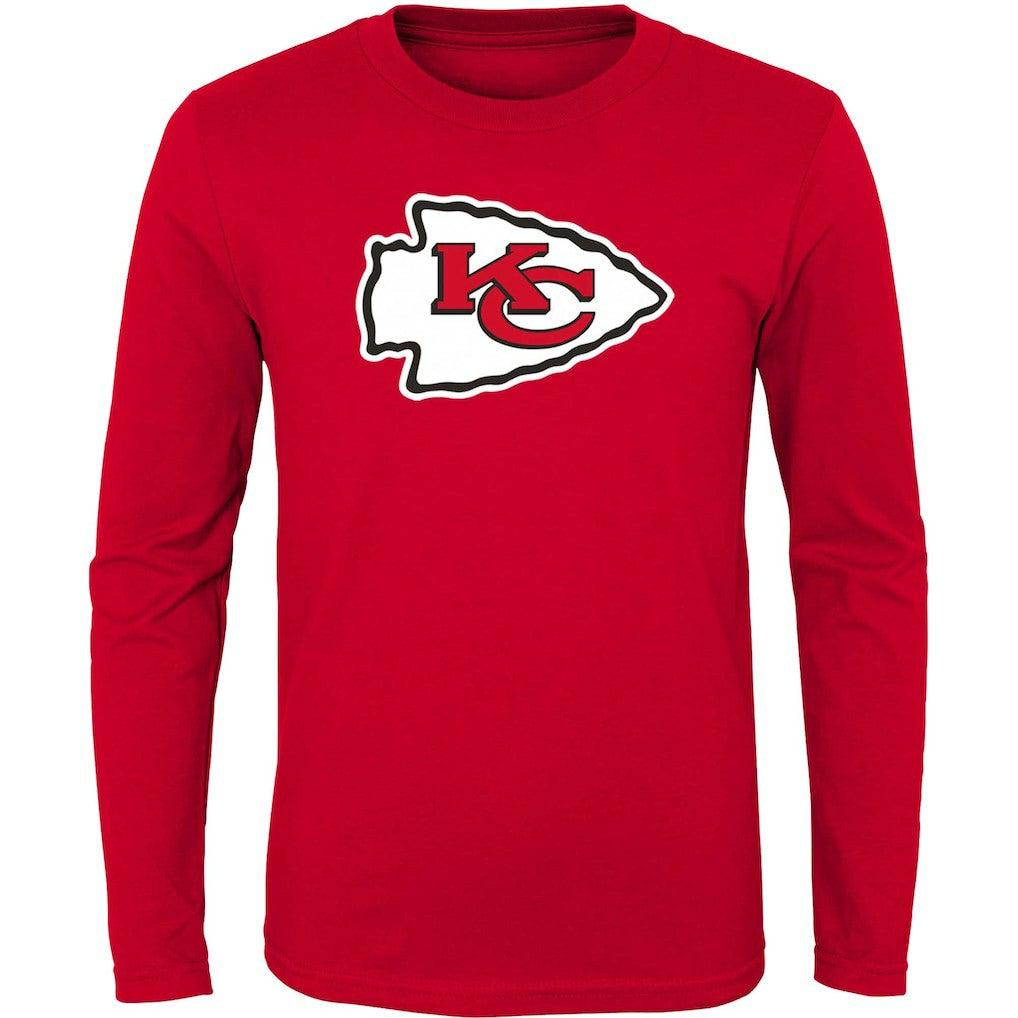 Kansas City Chiefs Youth Primary Logo Long Sleeve T-Shirt | NFL US
