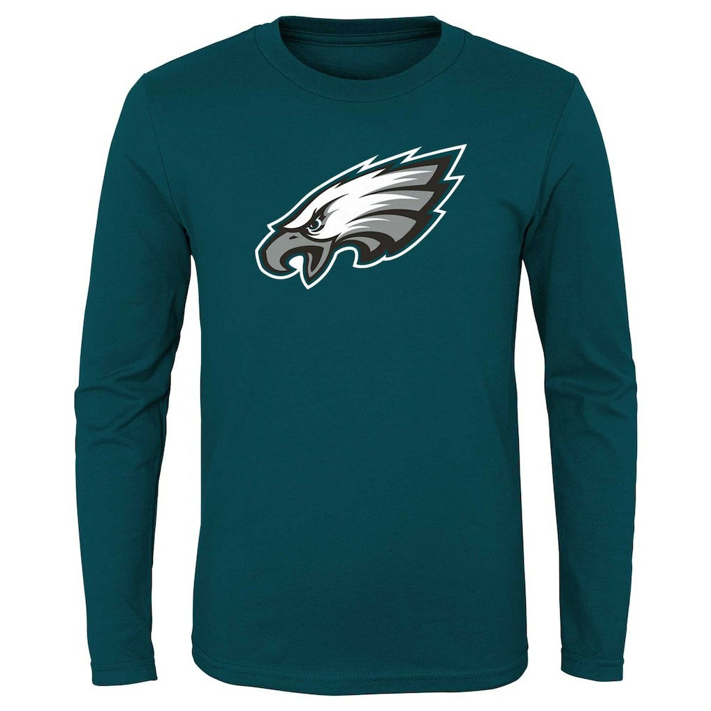 Philadelphia Eagles Youth Primary Logo Long Sleeve T-Shirt | NFL Discount