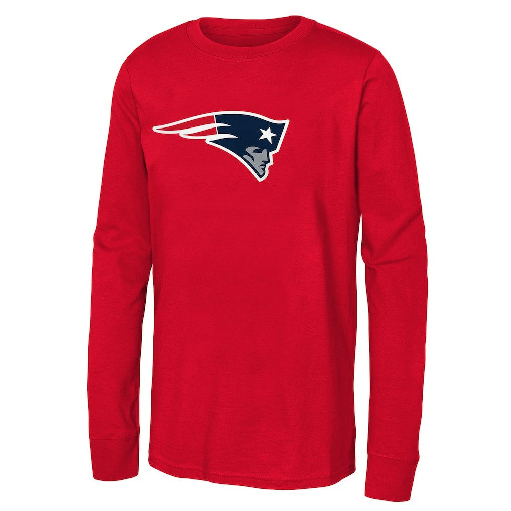 New England Patriots Youth Primary Logo Long Sleeve T-Shirt | NFL Sale